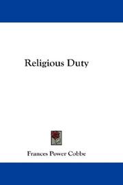 Cover of: Religious duty