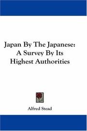 Cover of: Japan By The Japanese | Alfred Stead