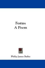 Cover of: Festus | Philip James Bailey