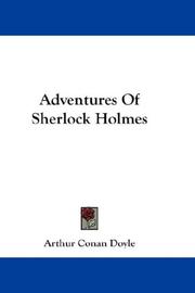 Cover of: Adventures Of Sherlock Holmes by Arthur Conan Doyle