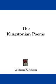 Cover of: The Kingstonian Poems