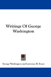 Cover of: Writings Of George Washington