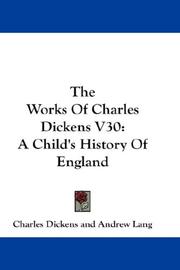 Cover of: The Works Of Charles Dickens V30 by 