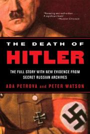 Cover of: The Death of Hitler