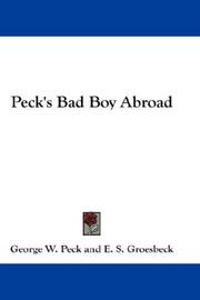 Cover of: Peck