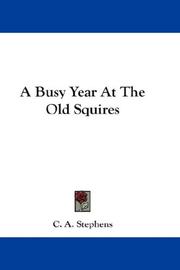 Cover of: A Busy Year At The Old Squires