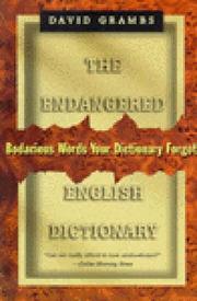 Cover of: The Endangered English Dictionary by David Grambs