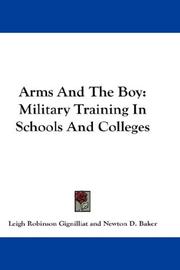 Cover of: Arms And The Boy by Leigh Robinson Gignilliat