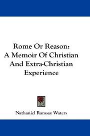 Rome Or Reason by Nathaniel Ramsay Waters
