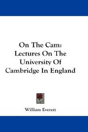 Cover of: On The Cam by William Everett, William Everett