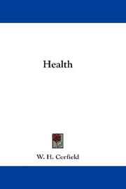 Cover of: Health | W. H. Corfield