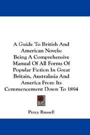 A Guide To British And American Novels by Percy Russell