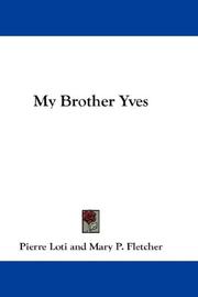 My Brother Yves by Pierre Loti