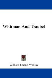Cover of: Whitman And Traubel