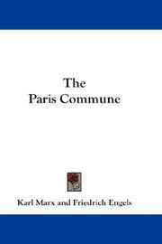 The Paris Commune by Karl Marx