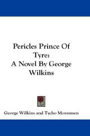 Cover of: Pericles Prince Of Tyre by George Wilkins, George Wilkins