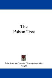 Cover of: The Poison Tree | Babu Bankim Chandra Chatterjee