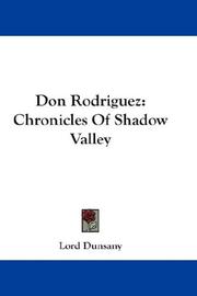 Cover of: Don Rodriguez by Lord Dunsany