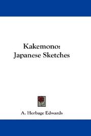 Cover of: Kakemono