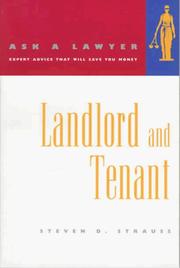 Cover of: Landlord and tenant