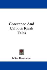 Cover of: Constance And Calbot's Rival: Tales
