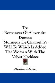 Cover of: The Romances Of Alexandre Dumas | Alexandre Dumas