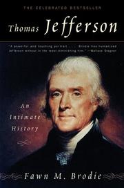 Cover of: Thomas Jefferson by Fawn McKay Brodie, Fawn McKay Brodie