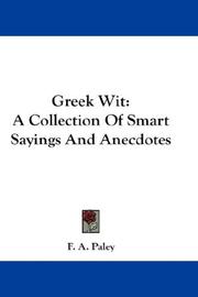 Greek wit by Frederick Apthorp Paley