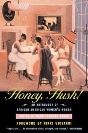 Cover of: Honey, Hush!: An Anthology of African American Women's Humor
