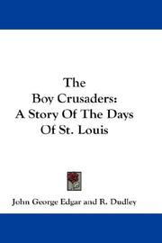 Cover of: The Boy Crusaders | John George Edgar