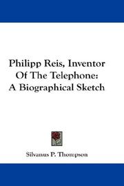 Cover of: Philipp Reis, Inventor Of The Telephone | Silvanus P. Thompson