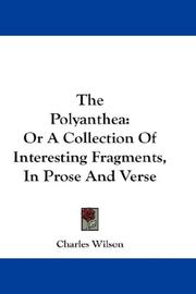 Cover of: The Polyanthea by Charles Wilson