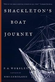 Cover of: Shackleton's Boat Journey by Frank Arthur Worsley