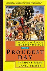 Cover of: The Proudest Day by Anthony Read, David Fisher