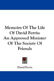 Cover of Memoirs Of The Life Of David Ferris by David Ferris