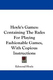 Cover of: Hoyle's Games by Edmond Hoyle