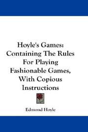 Hoyle's games by Edmond Hoyle