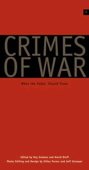 Cover of: Crimes of War: What the Public Should Know