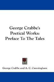 Cover of: George Crabbe