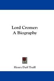 Cover of: Lord Cromer: A Biography
