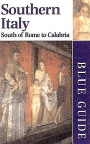 Cover of: Blue Guide Southern Italy: South of Rome to Calabria (Blue Guides)