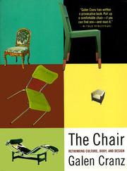 Cover of: The Chair by Galen Cranz, Galen Cranz