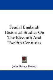 Cover of: Feudal England by John Horace Round