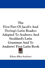 Cover of: The First Part Of Jacob