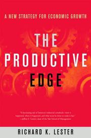 Cover of: The Productive Edge: A New Strategy for Economic Growth