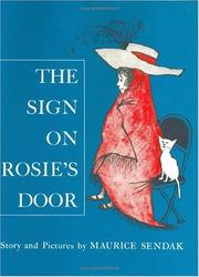 Cover of: The Sign on Rosie's Door by Maurice Sendak