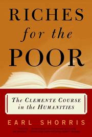 Cover of: Riches for the Poor by Earl Shorris