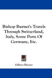 Cover of: Bishop Burnet