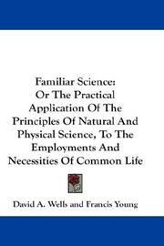 Cover of: Familiar Science | David A. Wells