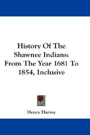 History of the Shawnee Indians by Henry Harvey